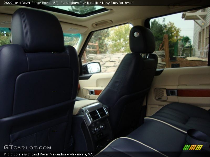 Buckingham Blue Metallic / Navy Blue/Parchment 2009 Land Rover Range Rover HSE