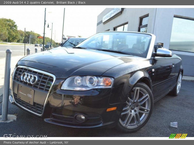 Brilliant Black / Black 2009 Audi S4 4.2 quattro Cabriolet