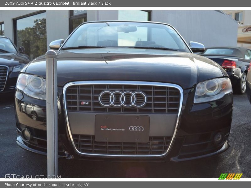 Brilliant Black / Black 2009 Audi S4 4.2 quattro Cabriolet