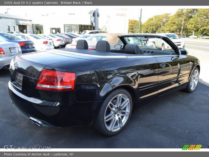 Brilliant Black / Black 2009 Audi S4 4.2 quattro Cabriolet