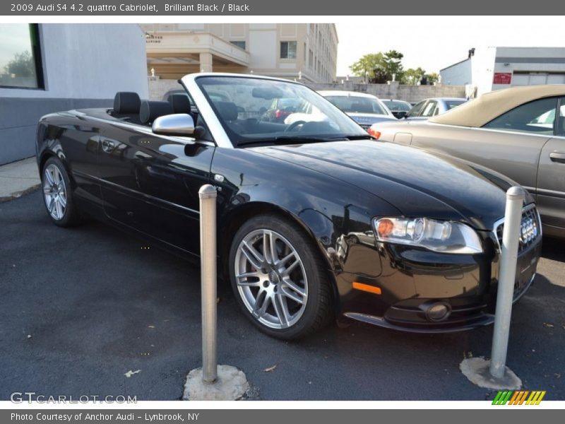 Brilliant Black / Black 2009 Audi S4 4.2 quattro Cabriolet