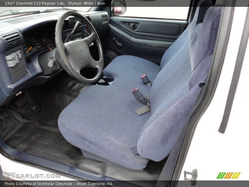  1997 S10 Regular Cab Blue Interior