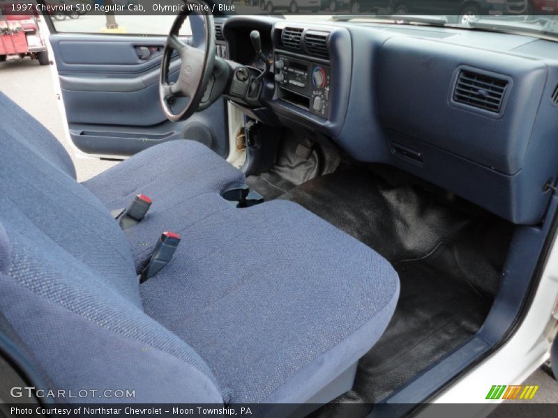  1997 S10 Regular Cab Blue Interior