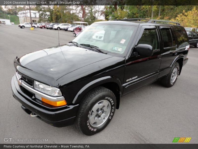 Black / Medium Gray 2004 Chevrolet Blazer LS 4x4