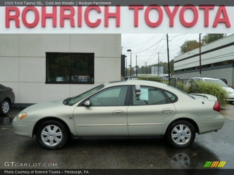 Gold Ash Metallic / Medium Parchment 2003 Ford Taurus SEL