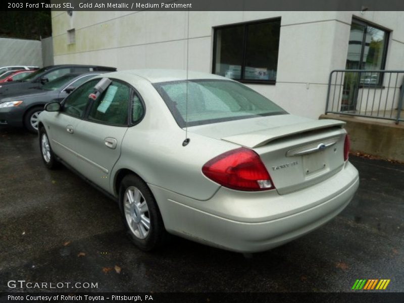 Gold Ash Metallic / Medium Parchment 2003 Ford Taurus SEL