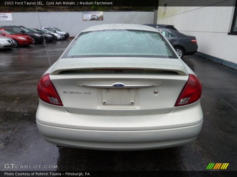 Gold Ash Metallic / Medium Parchment 2003 Ford Taurus SEL