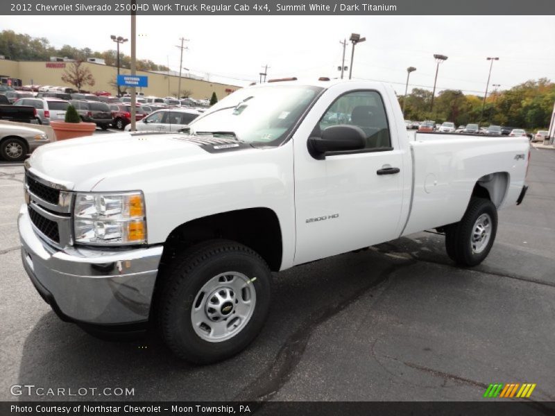  2012 Silverado 2500HD Work Truck Regular Cab 4x4 Summit White