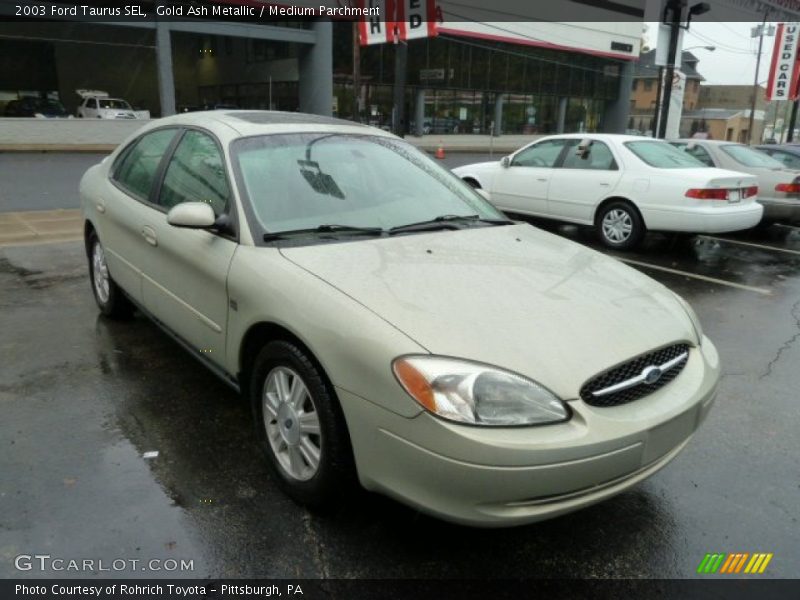 Gold Ash Metallic / Medium Parchment 2003 Ford Taurus SEL