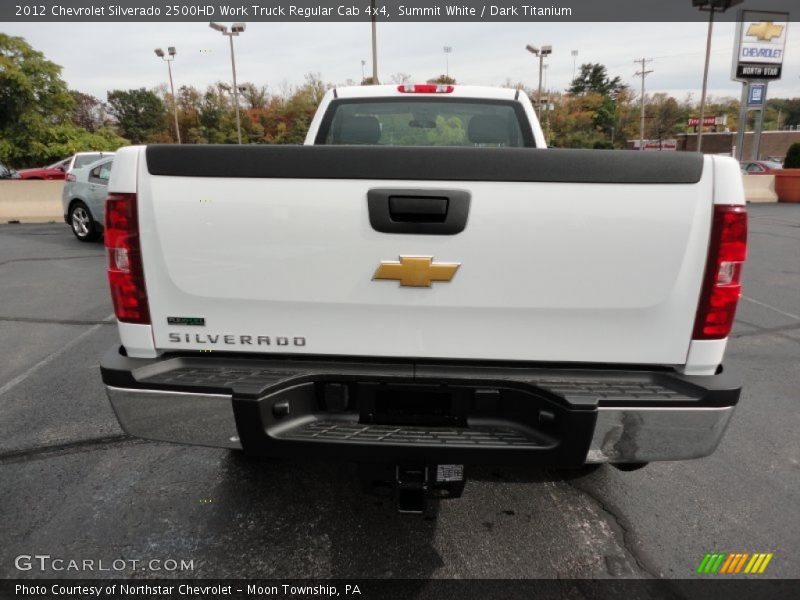 Summit White / Dark Titanium 2012 Chevrolet Silverado 2500HD Work Truck Regular Cab 4x4