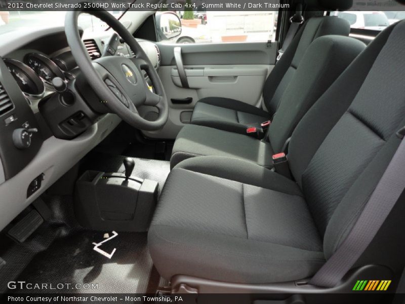  2012 Silverado 2500HD Work Truck Regular Cab 4x4 Dark Titanium Interior