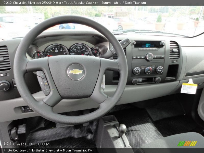 Dashboard of 2012 Silverado 2500HD Work Truck Regular Cab 4x4