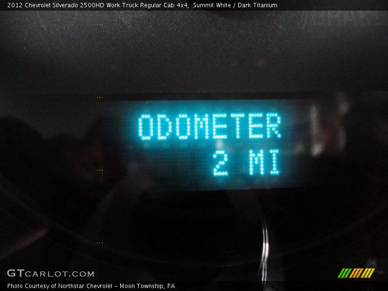 Summit White / Dark Titanium 2012 Chevrolet Silverado 2500HD Work Truck Regular Cab 4x4