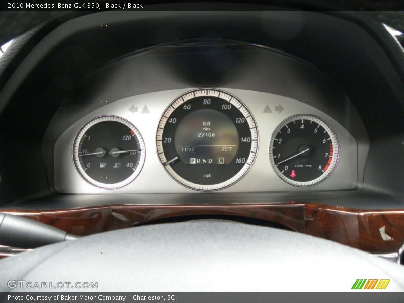 Black / Black 2010 Mercedes-Benz GLK 350