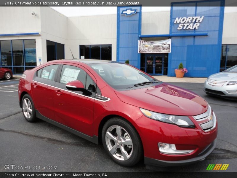 Crystal Red Tintcoat / Jet Black/Dark Accents 2012 Chevrolet Volt Hatchback