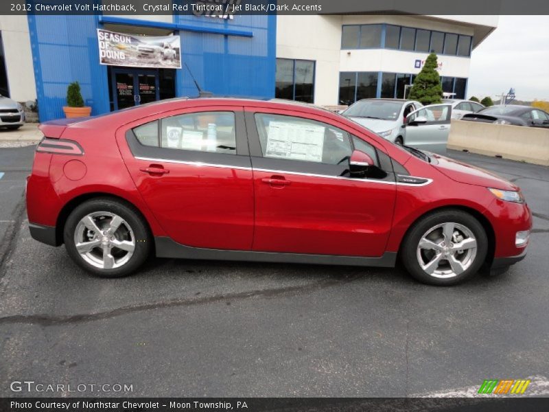 Crystal Red Tintcoat / Jet Black/Dark Accents 2012 Chevrolet Volt Hatchback