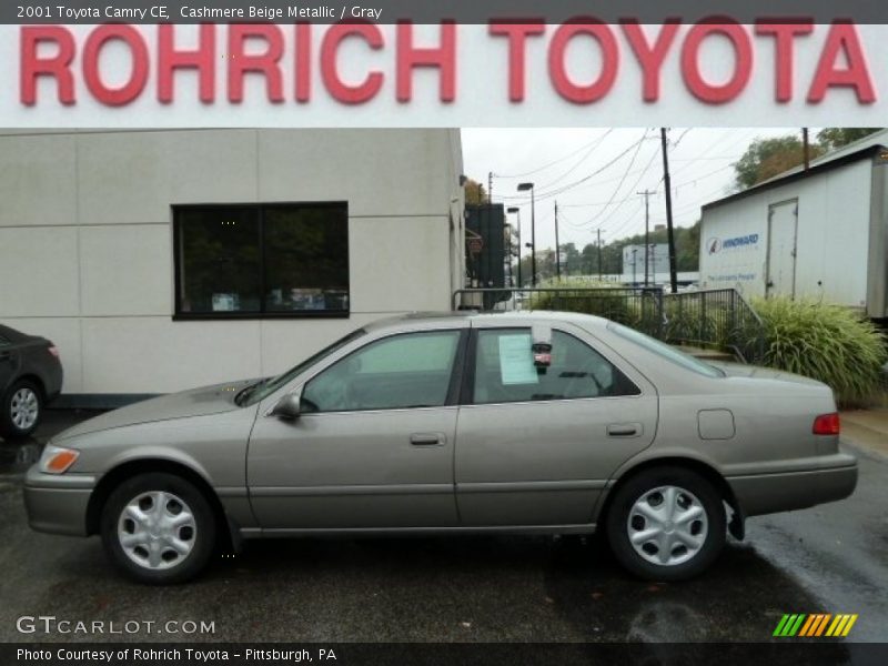Cashmere Beige Metallic / Gray 2001 Toyota Camry CE