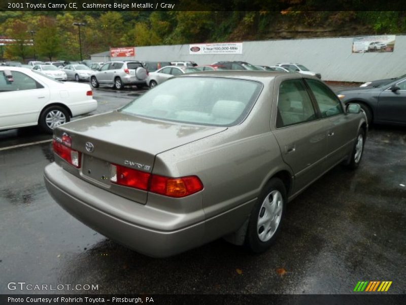 Cashmere Beige Metallic / Gray 2001 Toyota Camry CE