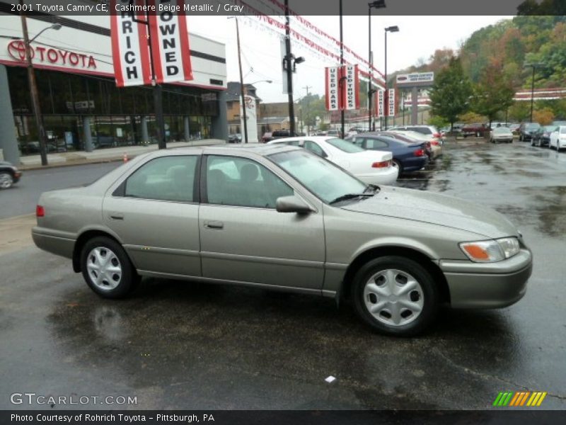 Cashmere Beige Metallic / Gray 2001 Toyota Camry CE