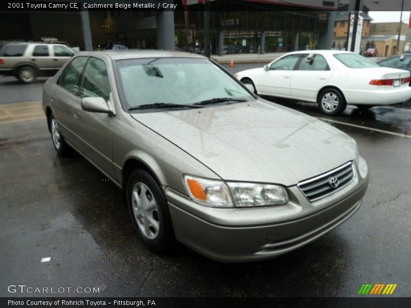 Cashmere Beige Metallic / Gray 2001 Toyota Camry CE