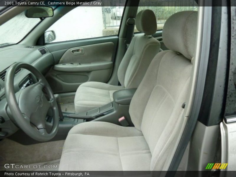 Cashmere Beige Metallic / Gray 2001 Toyota Camry CE