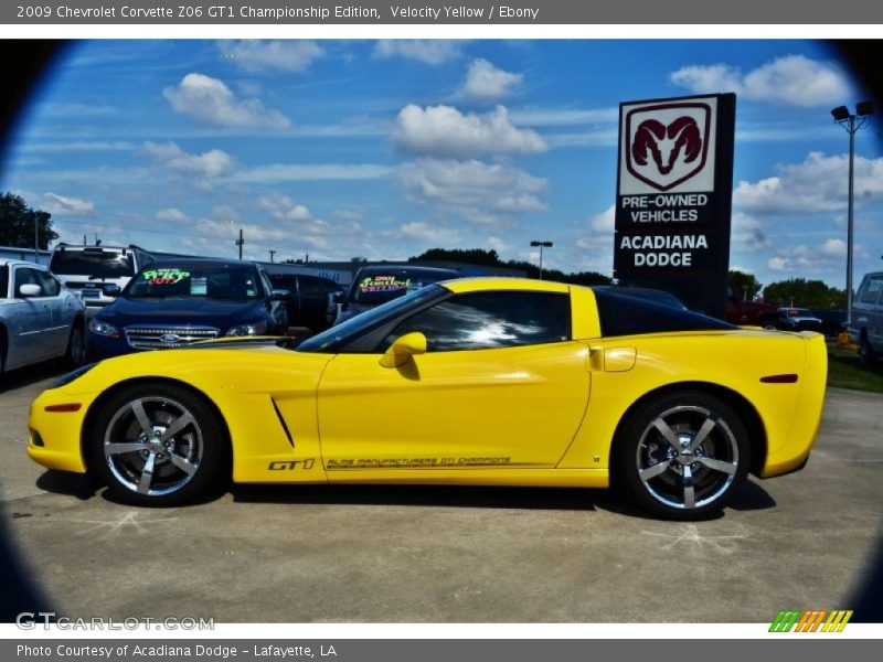 Velocity Yellow / Ebony 2009 Chevrolet Corvette Z06 GT1 Championship Edition