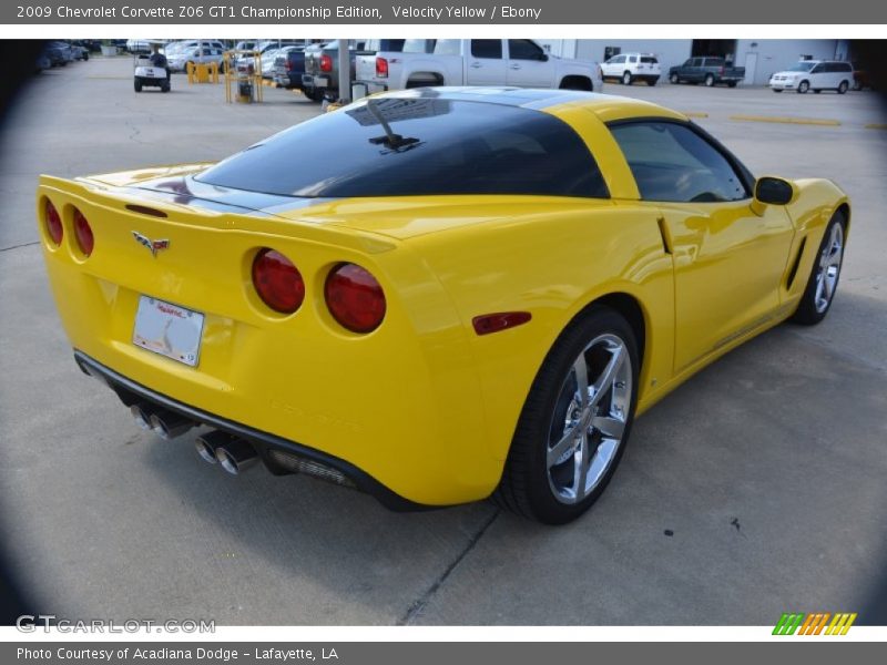 Velocity Yellow / Ebony 2009 Chevrolet Corvette Z06 GT1 Championship Edition
