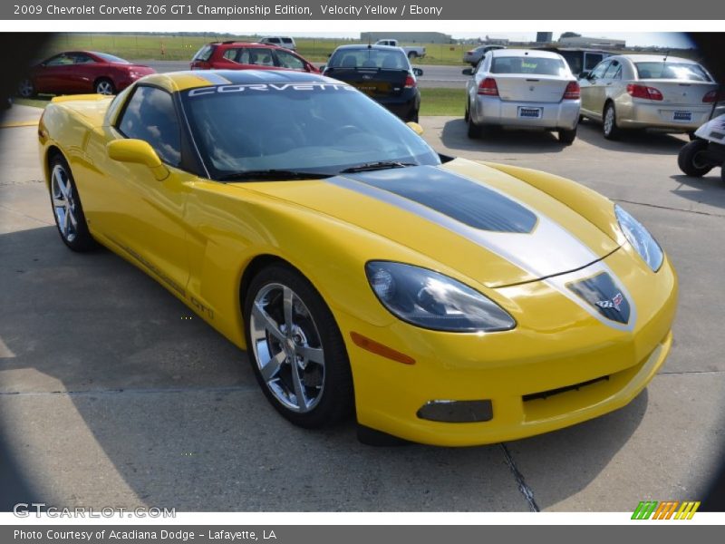  2009 Corvette Z06 GT1 Championship Edition Velocity Yellow