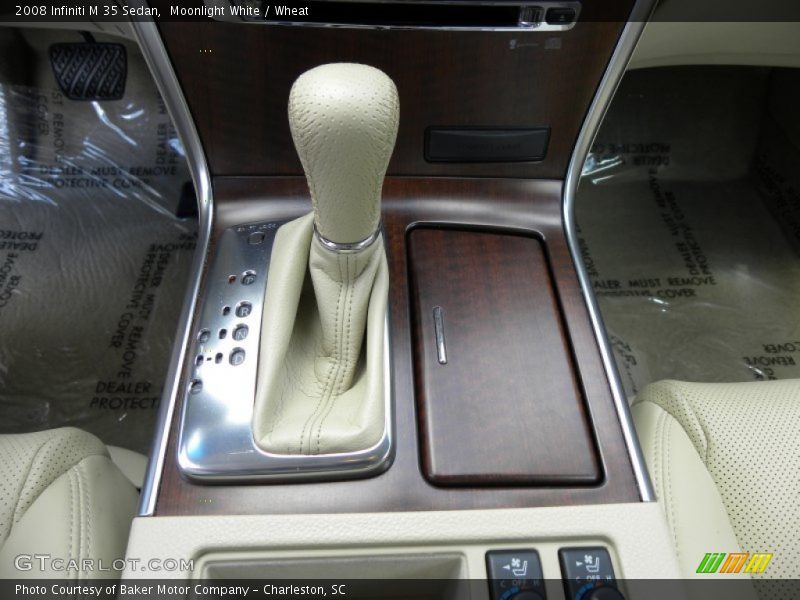 Moonlight White / Wheat 2008 Infiniti M 35 Sedan