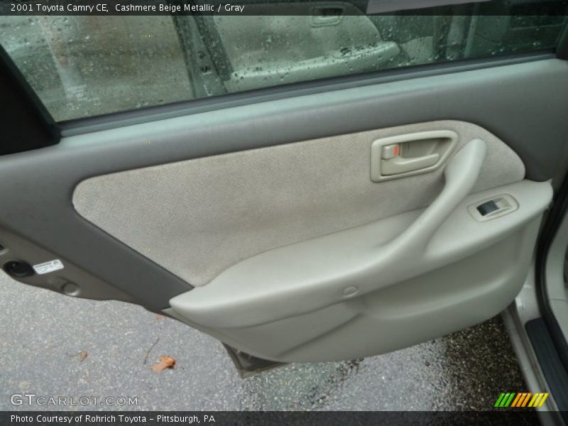 Cashmere Beige Metallic / Gray 2001 Toyota Camry CE