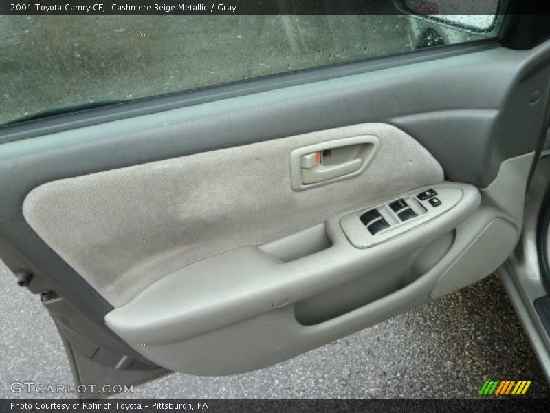 Cashmere Beige Metallic / Gray 2001 Toyota Camry CE
