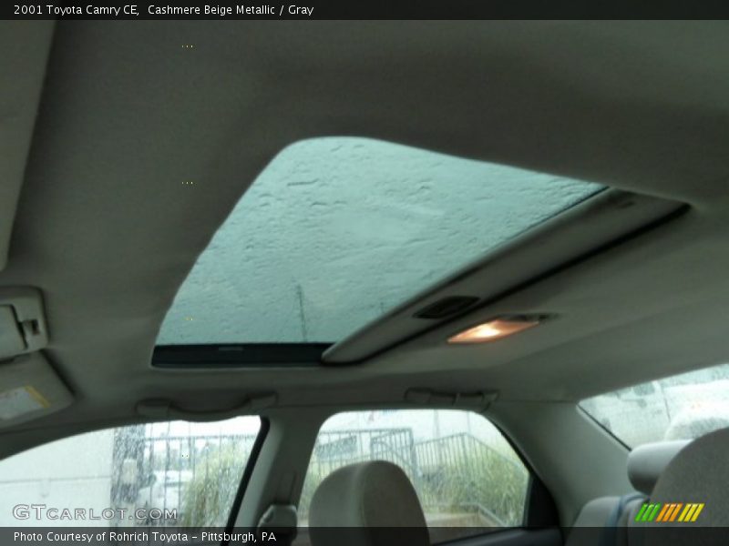 Cashmere Beige Metallic / Gray 2001 Toyota Camry CE