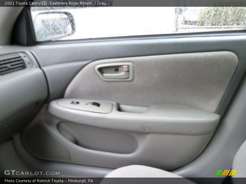 Cashmere Beige Metallic / Gray 2001 Toyota Camry CE