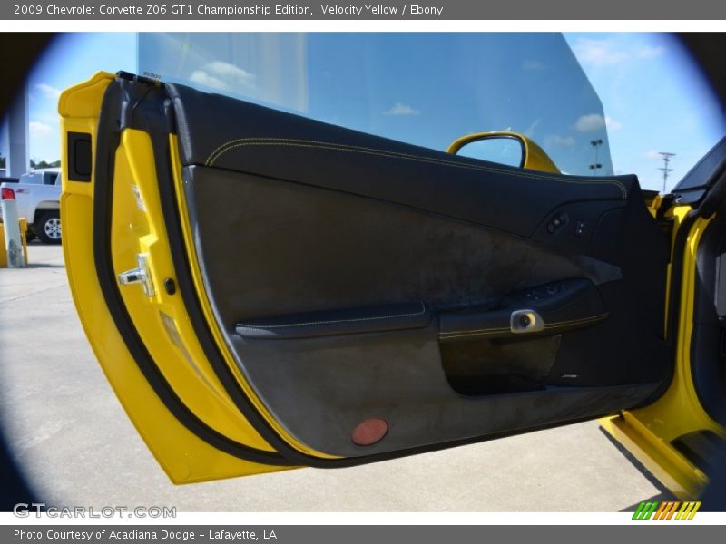 Door Panel of 2009 Corvette Z06 GT1 Championship Edition