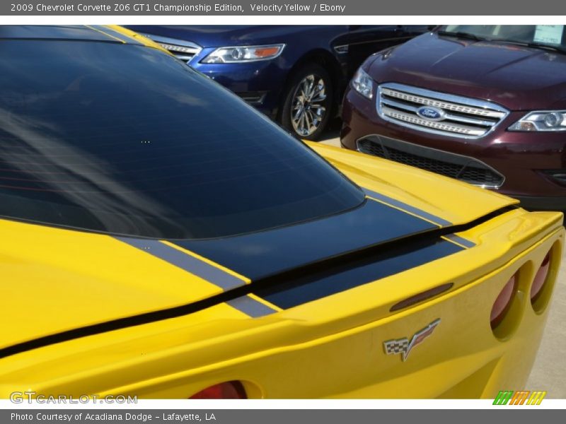 Velocity Yellow / Ebony 2009 Chevrolet Corvette Z06 GT1 Championship Edition