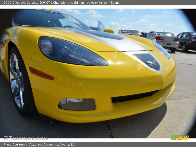 Velocity Yellow / Ebony 2009 Chevrolet Corvette Z06 GT1 Championship Edition