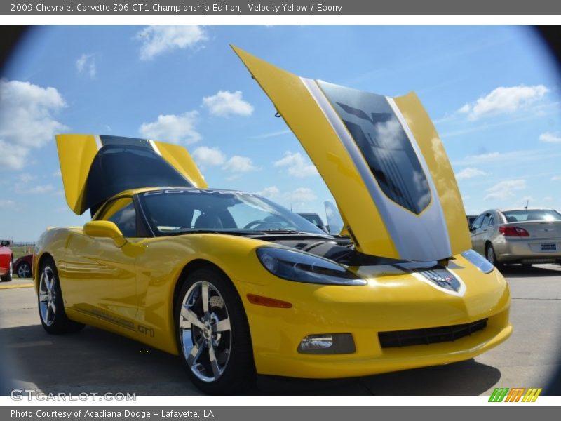  2009 Corvette Z06 GT1 Championship Edition Velocity Yellow