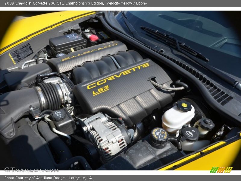  2009 Corvette Z06 GT1 Championship Edition Engine - 6.2 Liter OHV 16-Valve LS3 V8