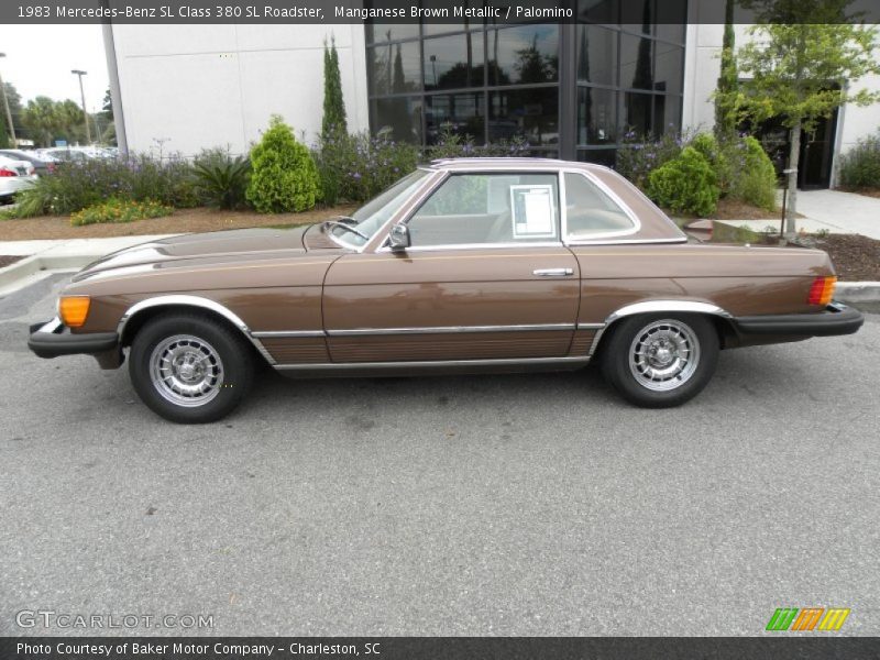  1983 SL Class 380 SL Roadster Manganese Brown Metallic