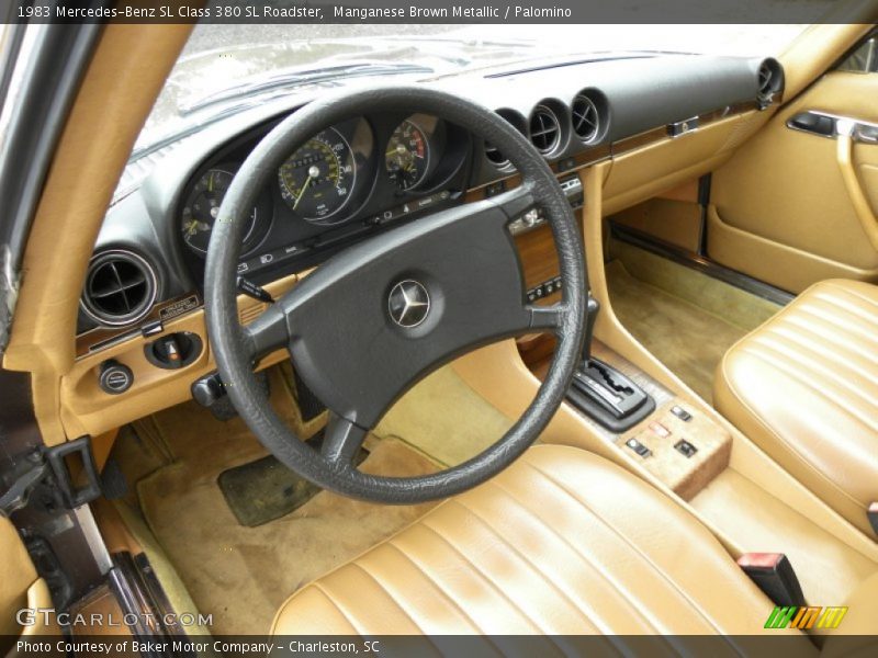  1983 SL Class 380 SL Roadster Palomino Interior