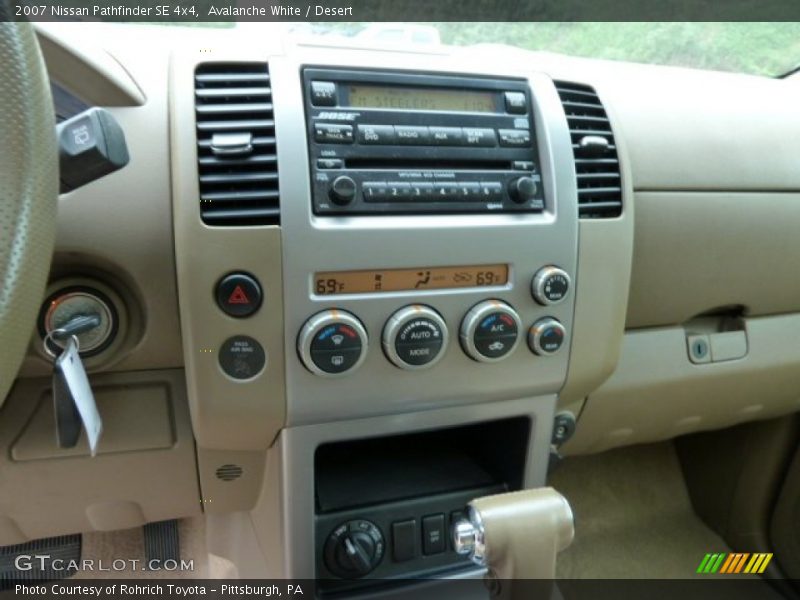 Avalanche White / Desert 2007 Nissan Pathfinder SE 4x4
