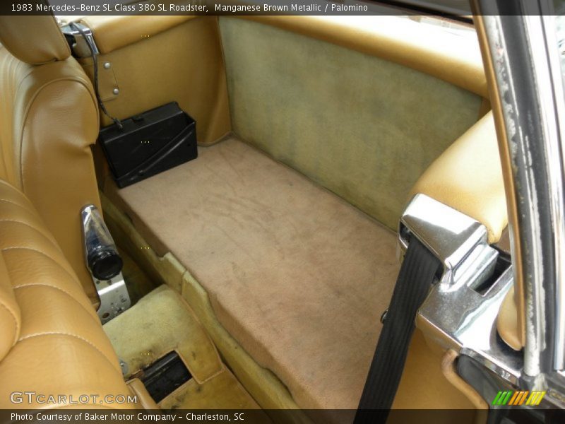  1983 SL Class 380 SL Roadster Palomino Interior