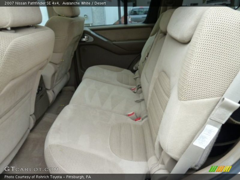 Avalanche White / Desert 2007 Nissan Pathfinder SE 4x4