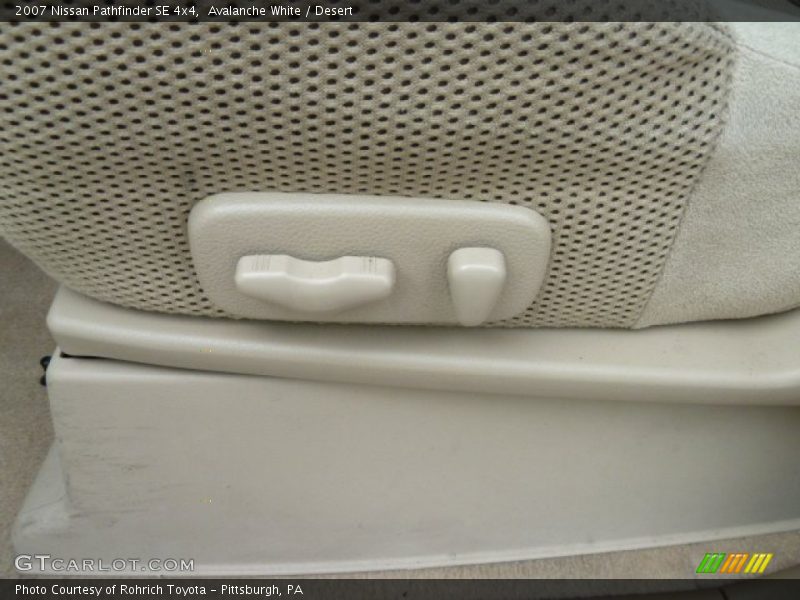 Avalanche White / Desert 2007 Nissan Pathfinder SE 4x4