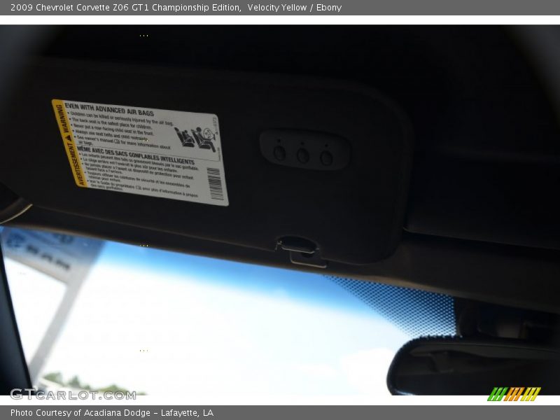 Velocity Yellow / Ebony 2009 Chevrolet Corvette Z06 GT1 Championship Edition