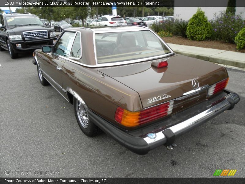 Manganese Brown Metallic / Palomino 1983 Mercedes-Benz SL Class 380 SL Roadster