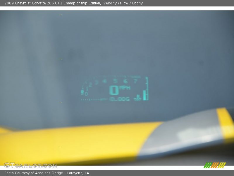 Velocity Yellow / Ebony 2009 Chevrolet Corvette Z06 GT1 Championship Edition