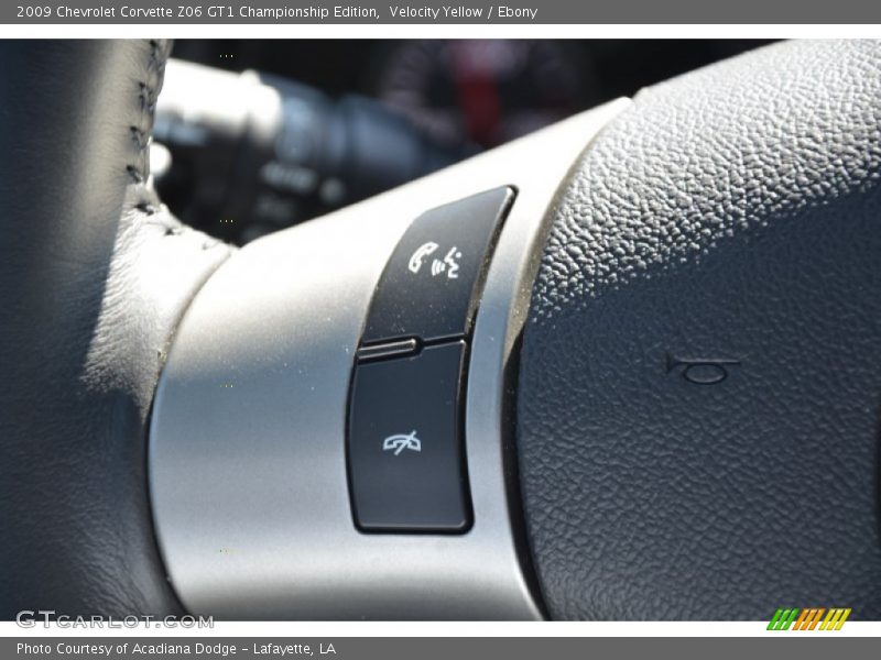 Controls of 2009 Corvette Z06 GT1 Championship Edition