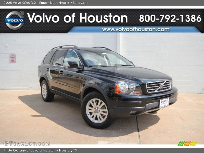 Ember Black Metallic / Sandstone 2008 Volvo XC90 3.2