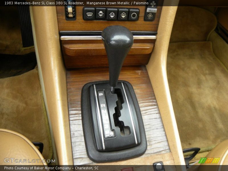  1983 SL Class 380 SL Roadster 4 Speed Automatic Shifter